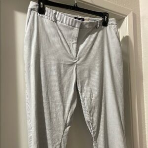 Women’s Striped Pants - Blue and White